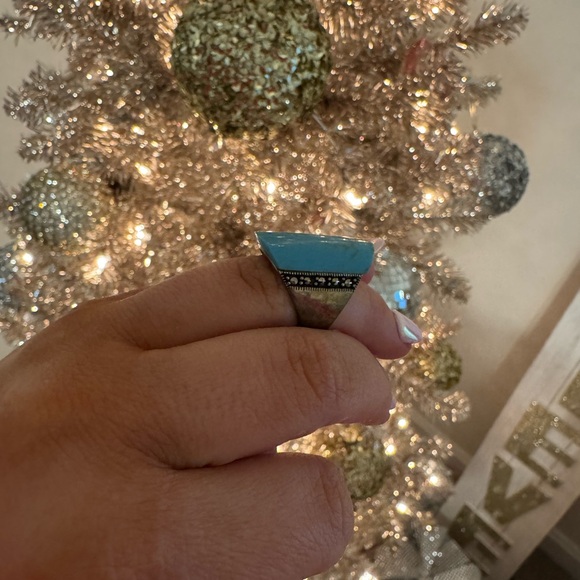 Turquoise Statement Ring - Picture 2 of 8